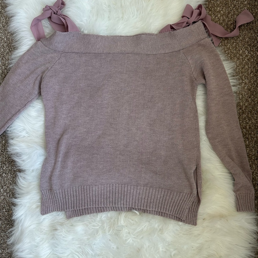 Off the shoulder sweater size small